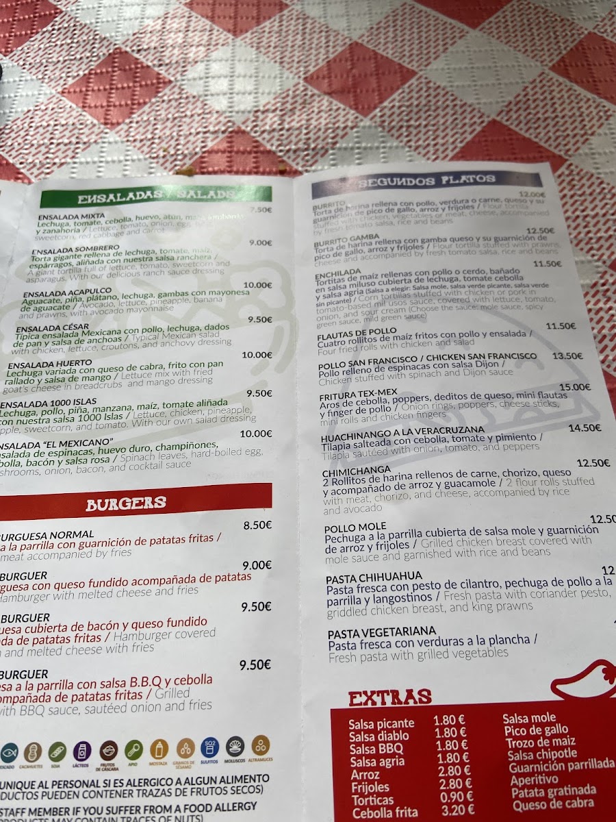 Menu Restaurante Mexicano Tex Mex-5