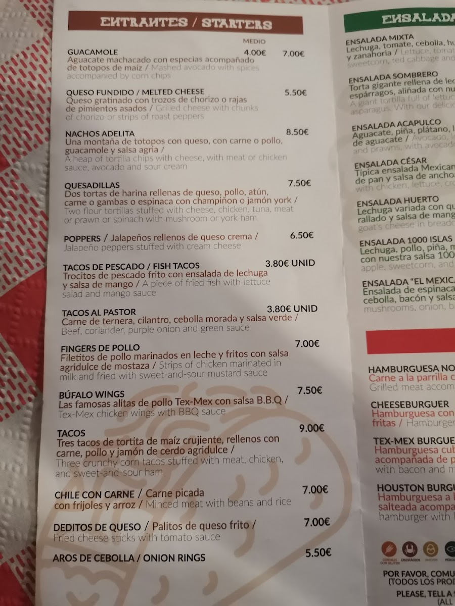 Menu Restaurante Mexicano Tex Mex-7
